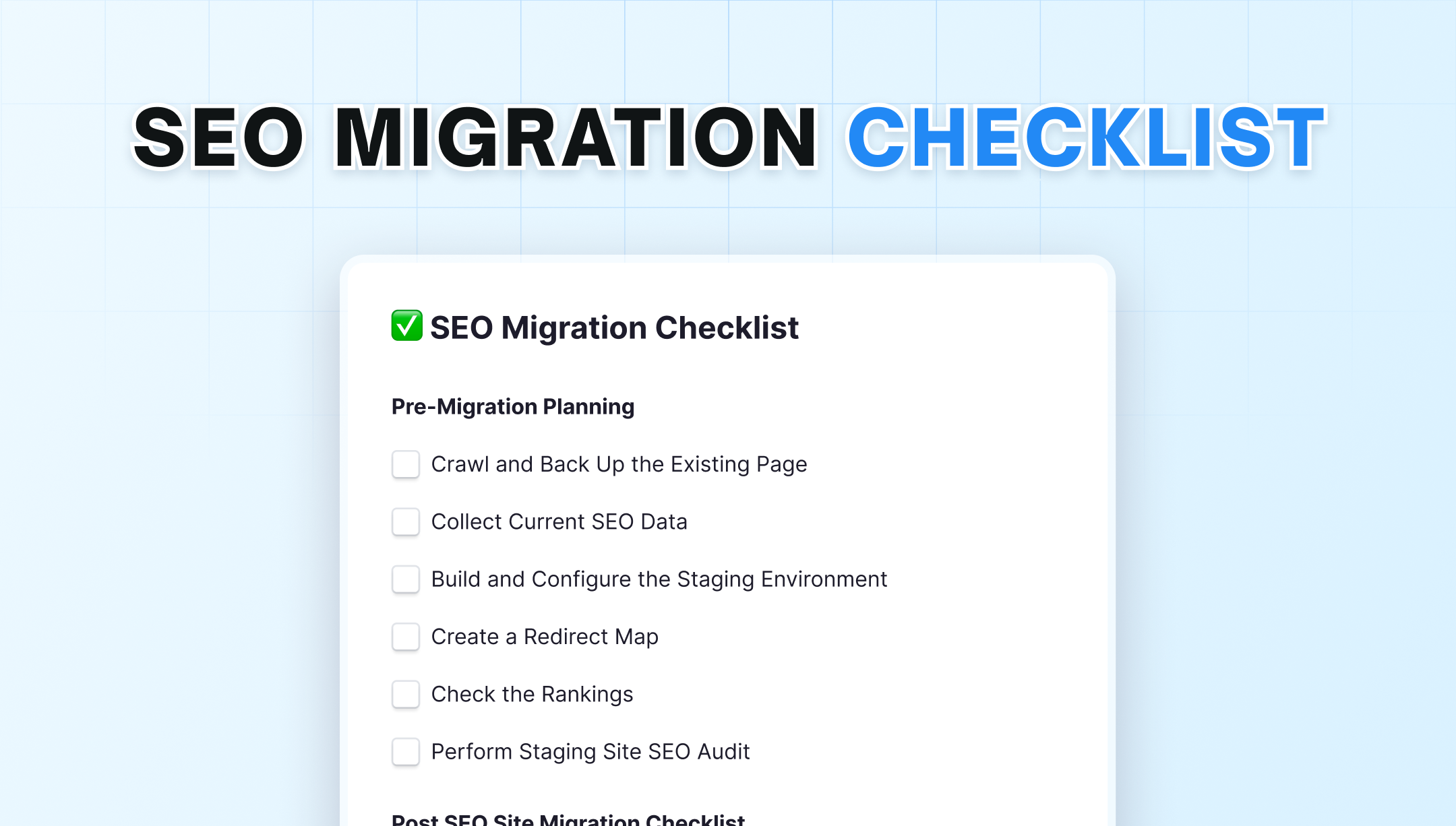 Detailed SEO Migration Checklist_ 12 Steps How to Do It Successfully